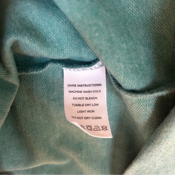 Wanakome Teal Half Zip Pullover Hoodie XXL Cozy Comfy - Picture 6 of 11